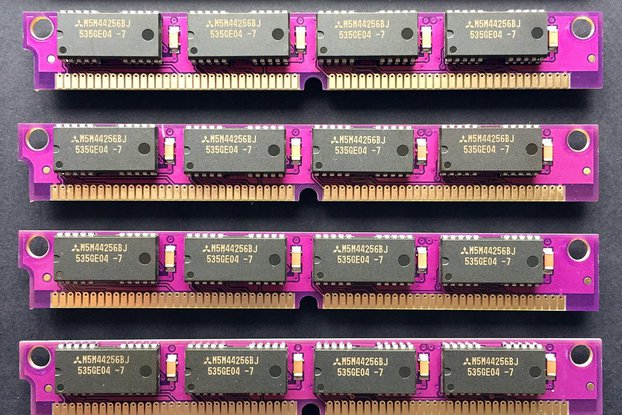 PurpleRAM GWORLD 2MB (1MB x 2) 64-pin SIMM kit