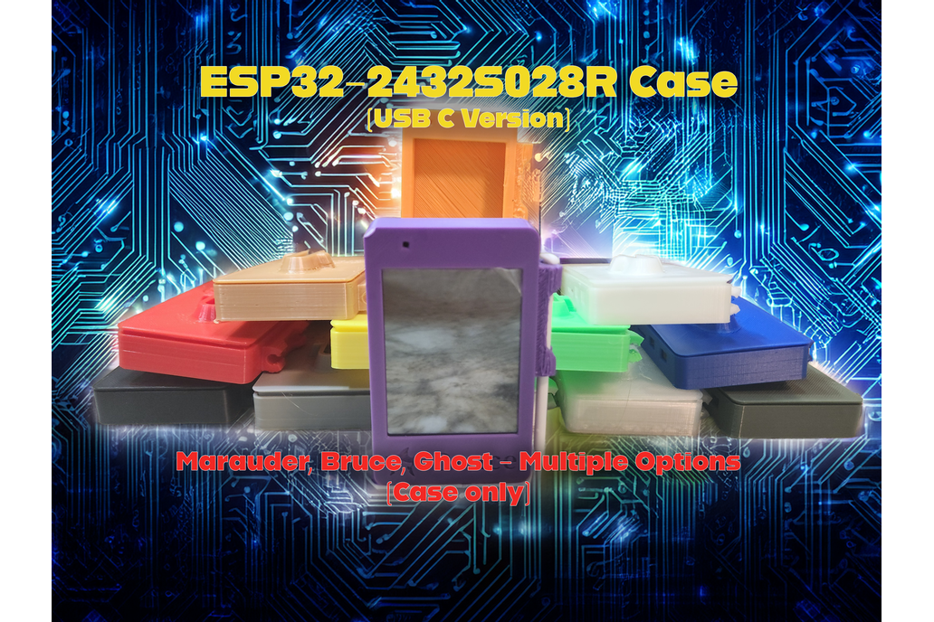 ESP32-2432S028R CYD Case Fits USB C version 1