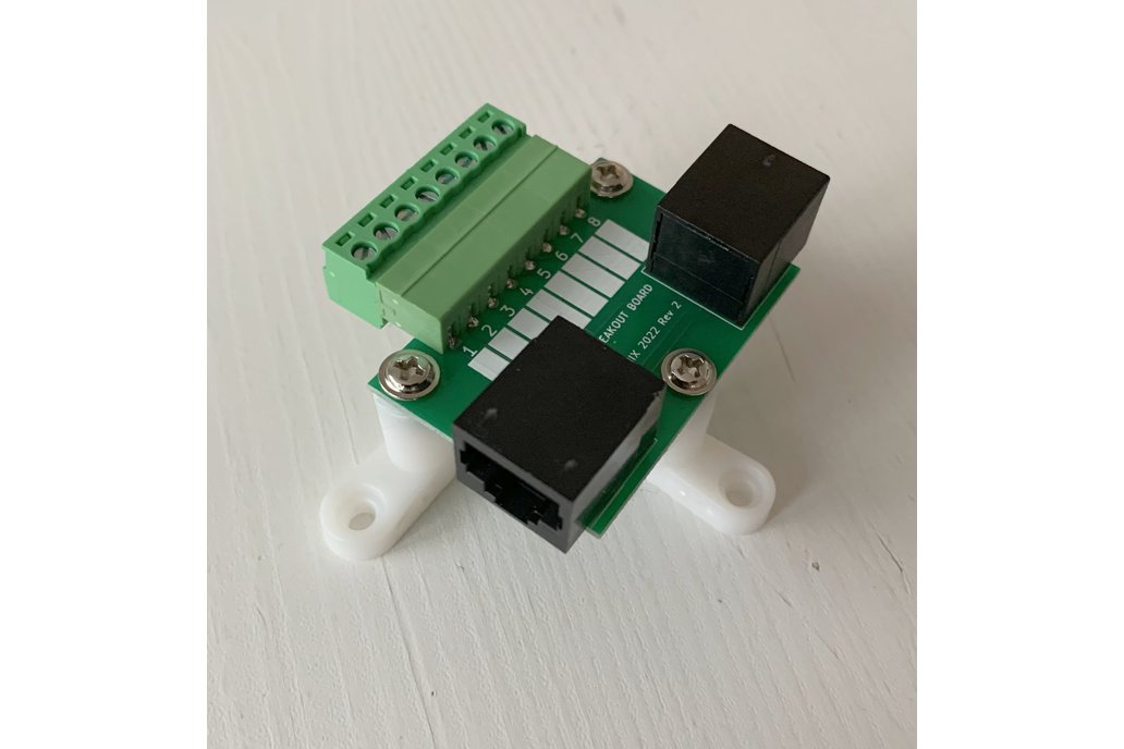 RJ45 Ethernet Connector Breakout Board Doppia Porta Di Rete Morsettiera