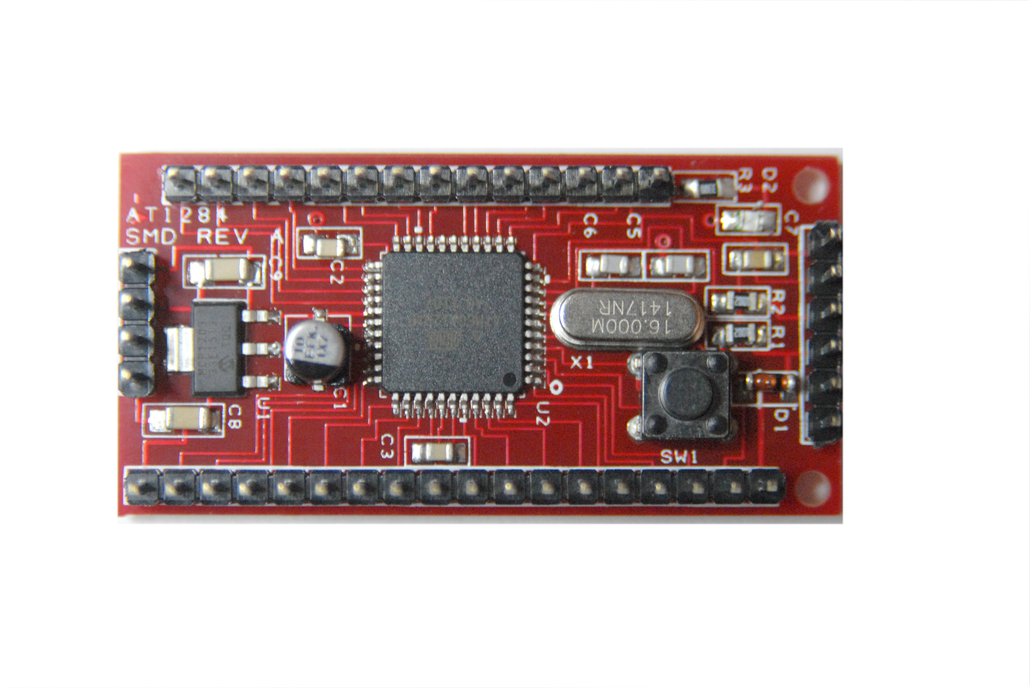 Mini Surface mount ATmega1284P-AU Breakout Low amp 1