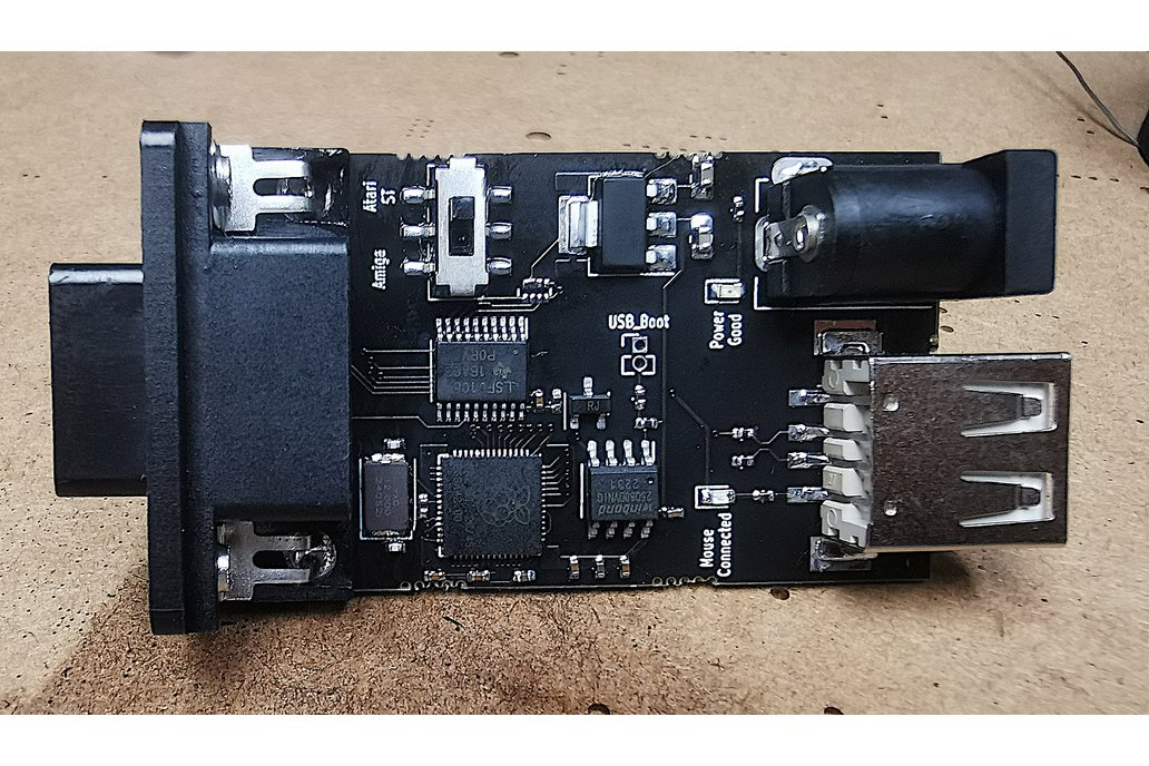RP2040 USB To Quadrature mouse adaptor 1