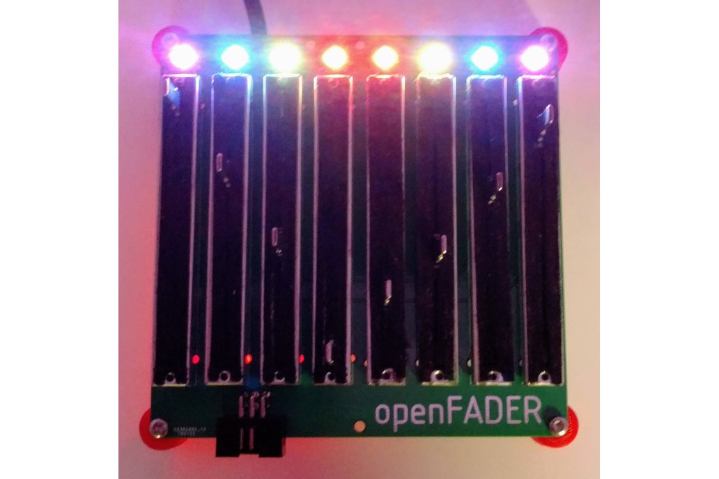 RGB 8x Slider Mixer Fader for MIDI 1