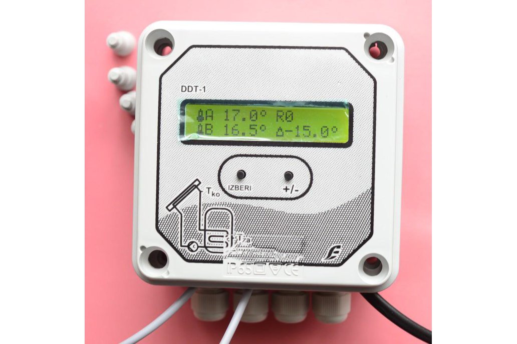 Differential thermostat for DIY solar systems 1