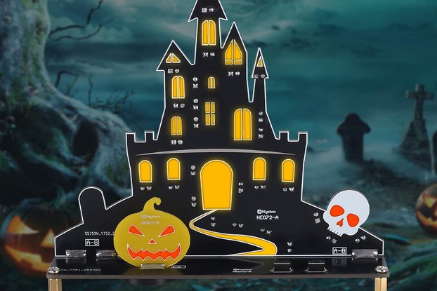DIY Ghost Castle Soldering Kit with Spooky Sound