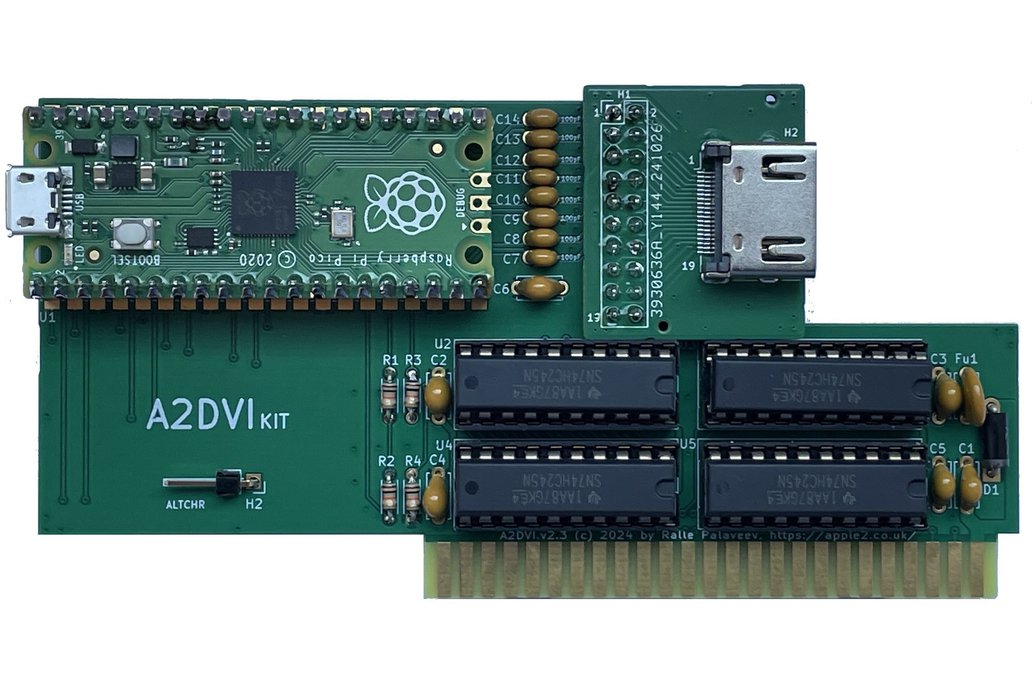 A2DVI kit digital video card for Apple II 1