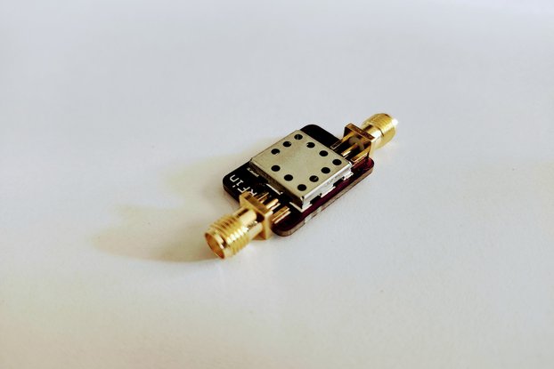 1575 MHz GPS L1 Band Pass Filter with DC Bypass