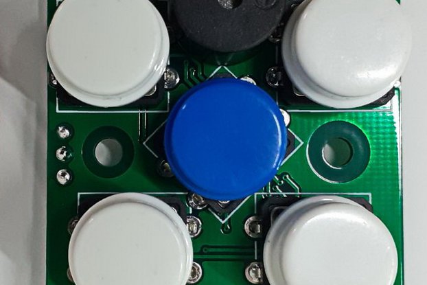 I2CUI3 - UI I2C module with 5-key RGB-LED & buzzer