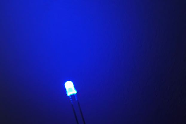 3 mm Blue LED Diffused Light Emitting Diode