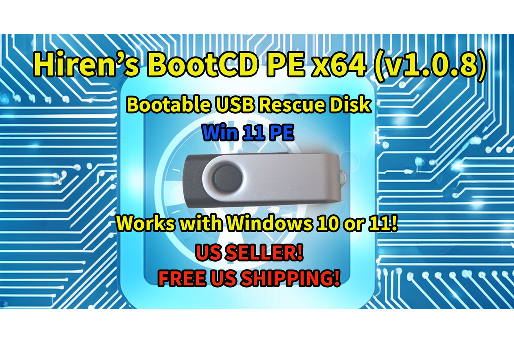Hiren's NEW Version Bootable USB PC Utilities Pass 1