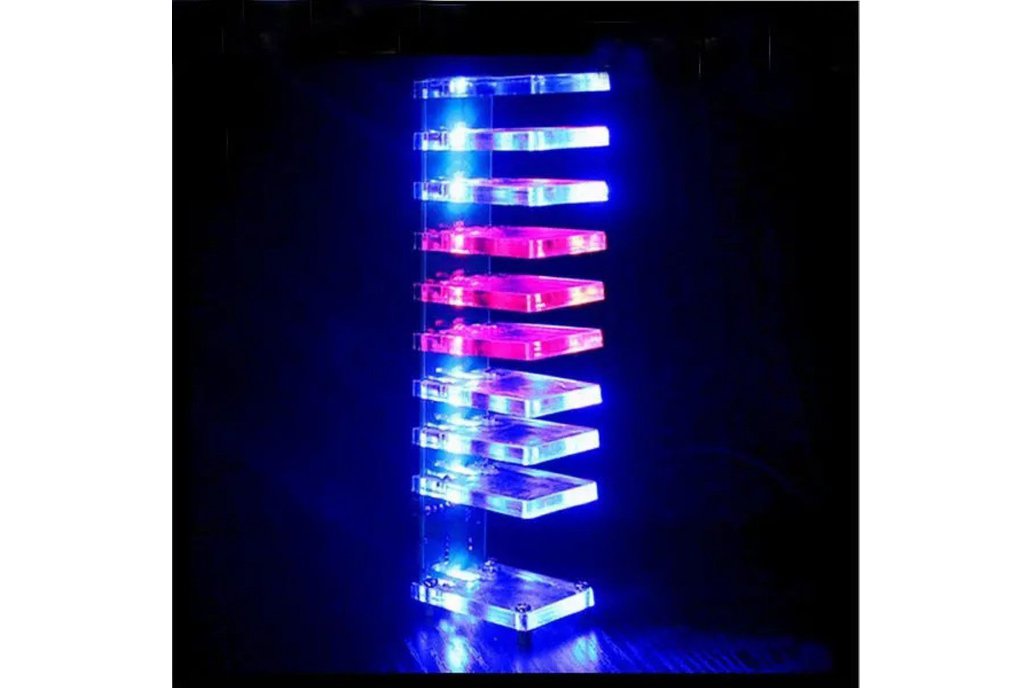Electronic Column Light Cube LED Music 1