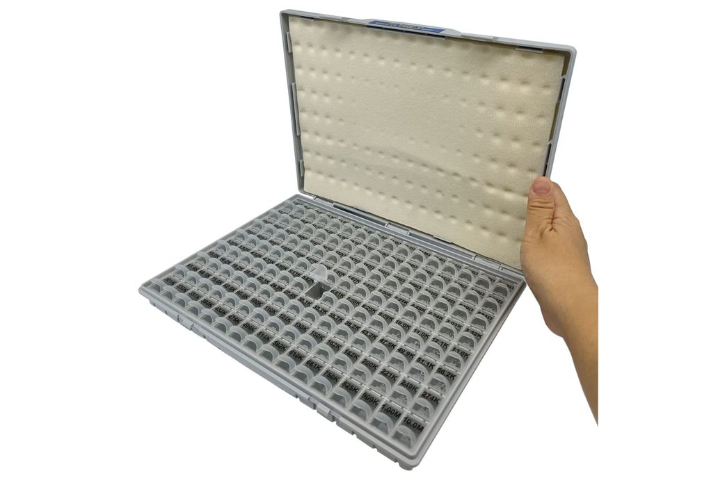 128-Value 0402 SMD Resistor Kit – 1% Precision, 50 1