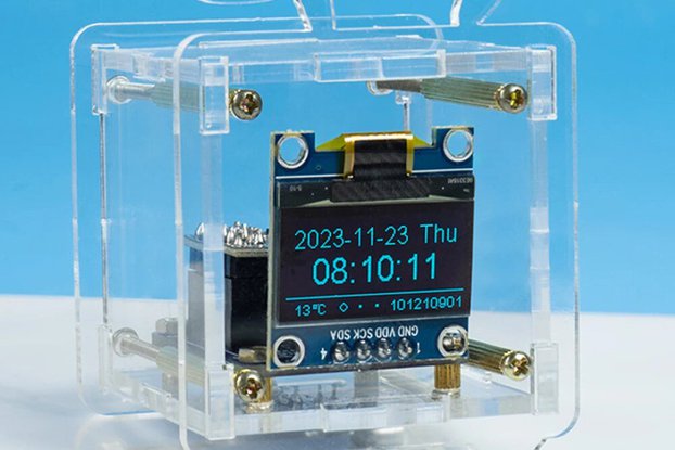 ESP8266 DIY Electronic Kit Mini Clock Kits