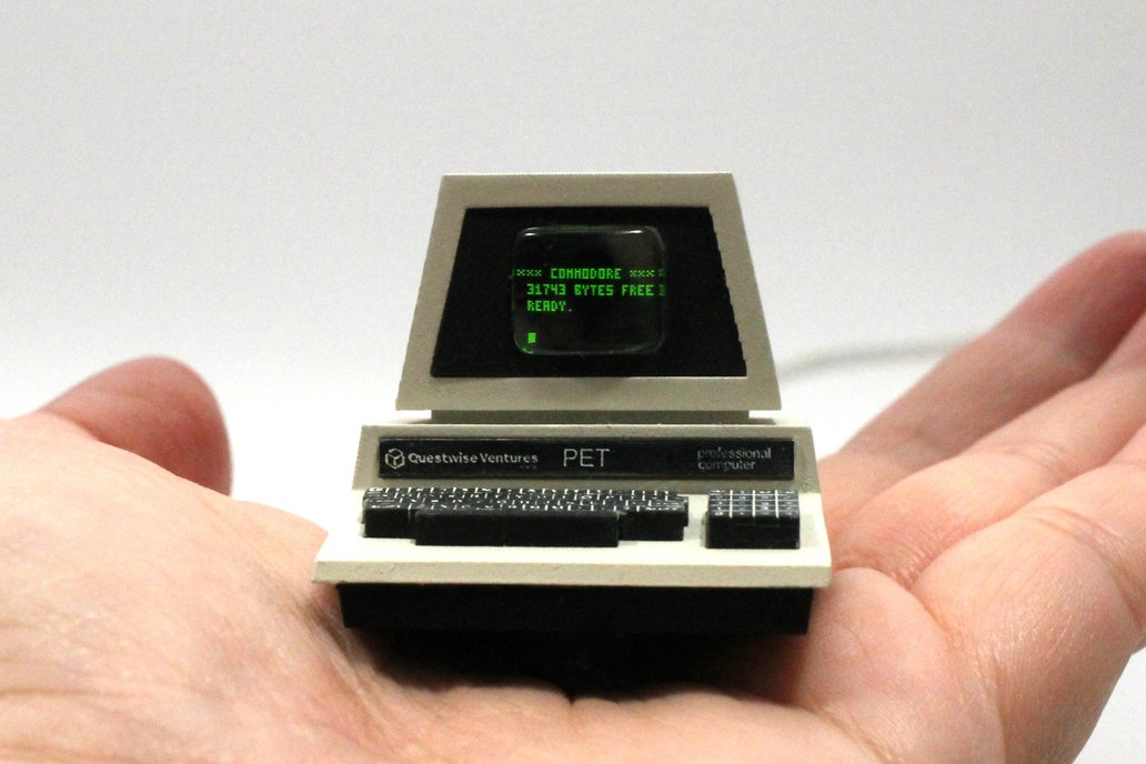 Mini PET Prompt: Tribute to the Classic Commodore 1