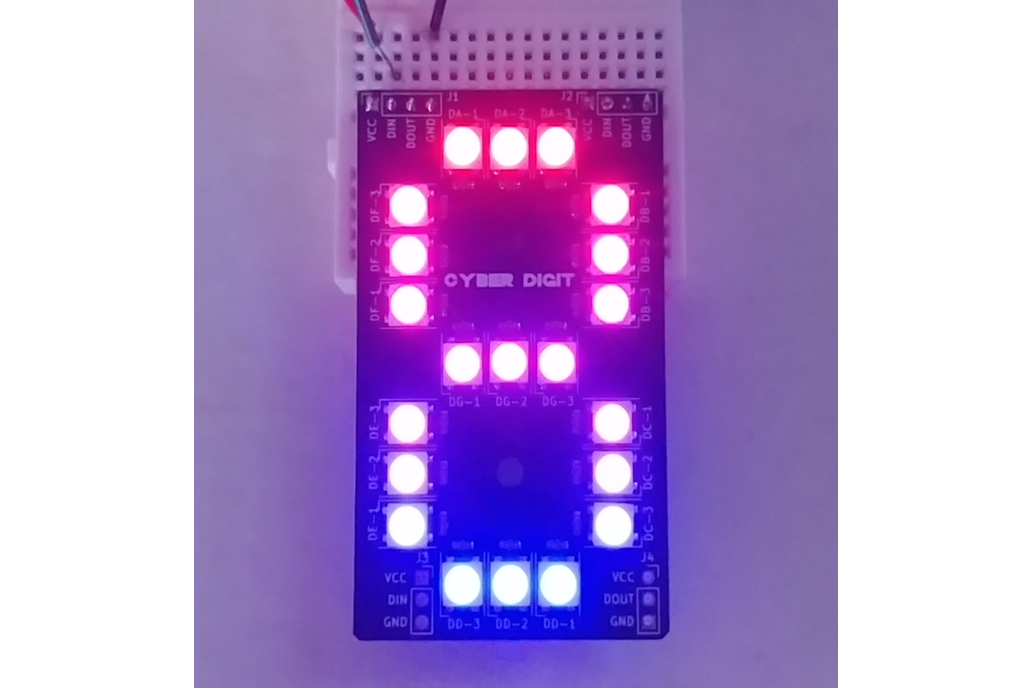Cyber Digit - RGB 7-Segment Display 1