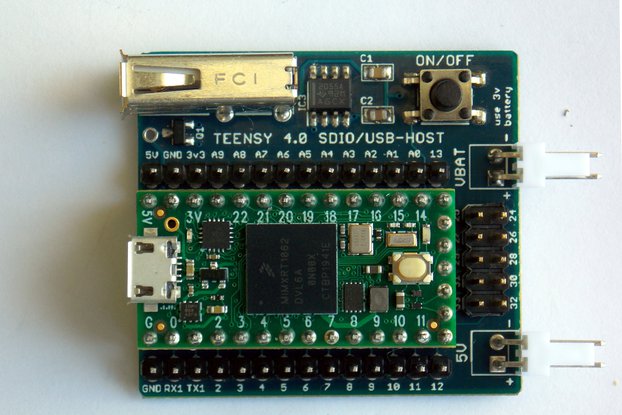 Teensy 4.0 SDIO + USB-HOST Board