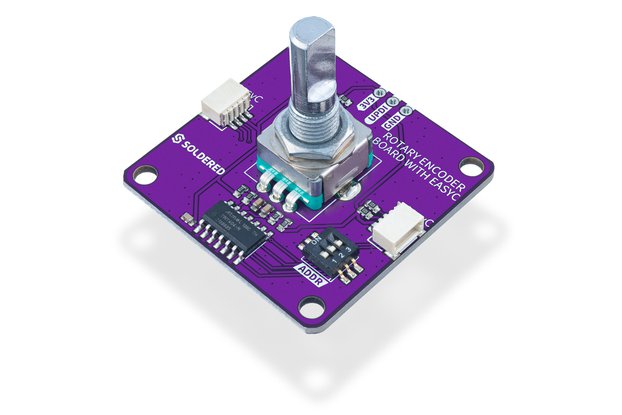 Rotary encoder board with easyC