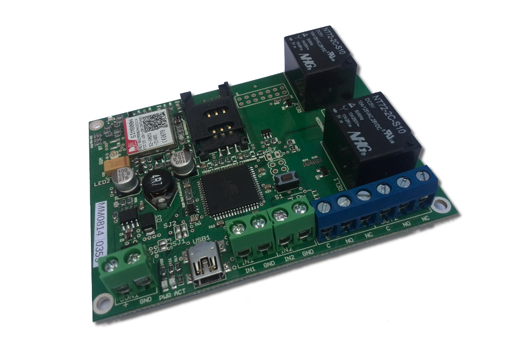 GSM/GPRS remote for control and sensing 1