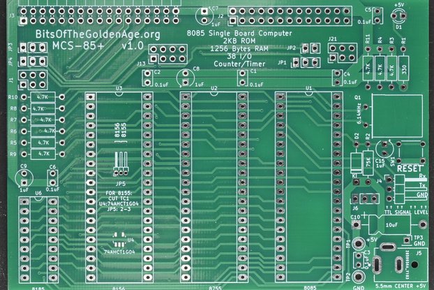 MCS-85+ Bare Board - v1.0 - TIN