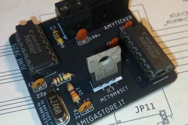 AMYTICKER -Crystal controlled Amiga Tick Generator