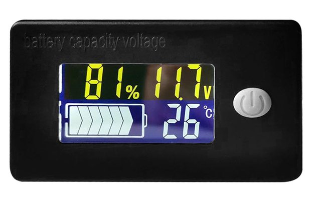 Battery Voltage and Electricity Thermometer