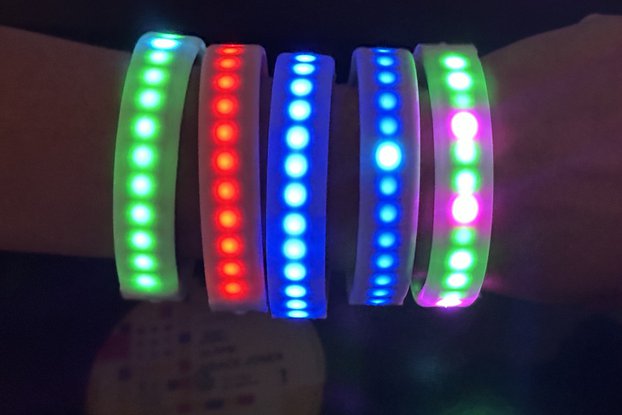 Audio sync glow unique LED wristband/bracelet