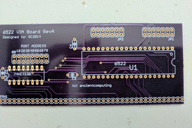 6522 VIA Board for RC2014