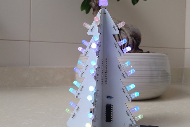 3D RGB LED Christmas tree KIT