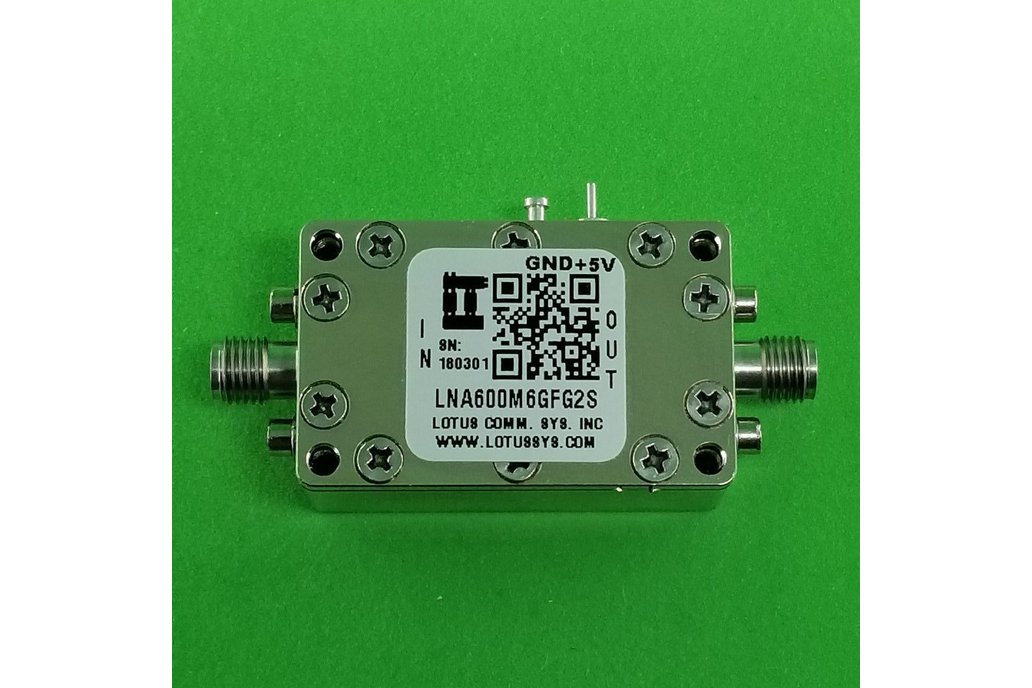 Amplifier LNA 0.9dB NF 600M~6000 MHz 39dB Gain 1