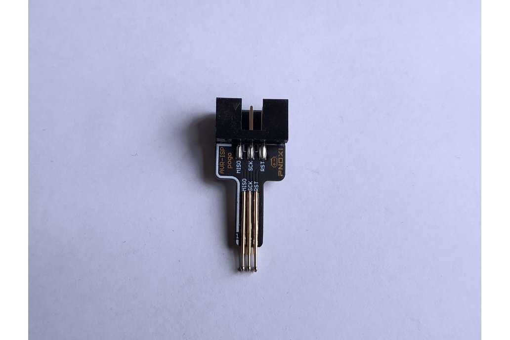 AVR-ISP Pogo Pin Adapter (2x3 IDC,2x3 Pogo 1.27mm) 1