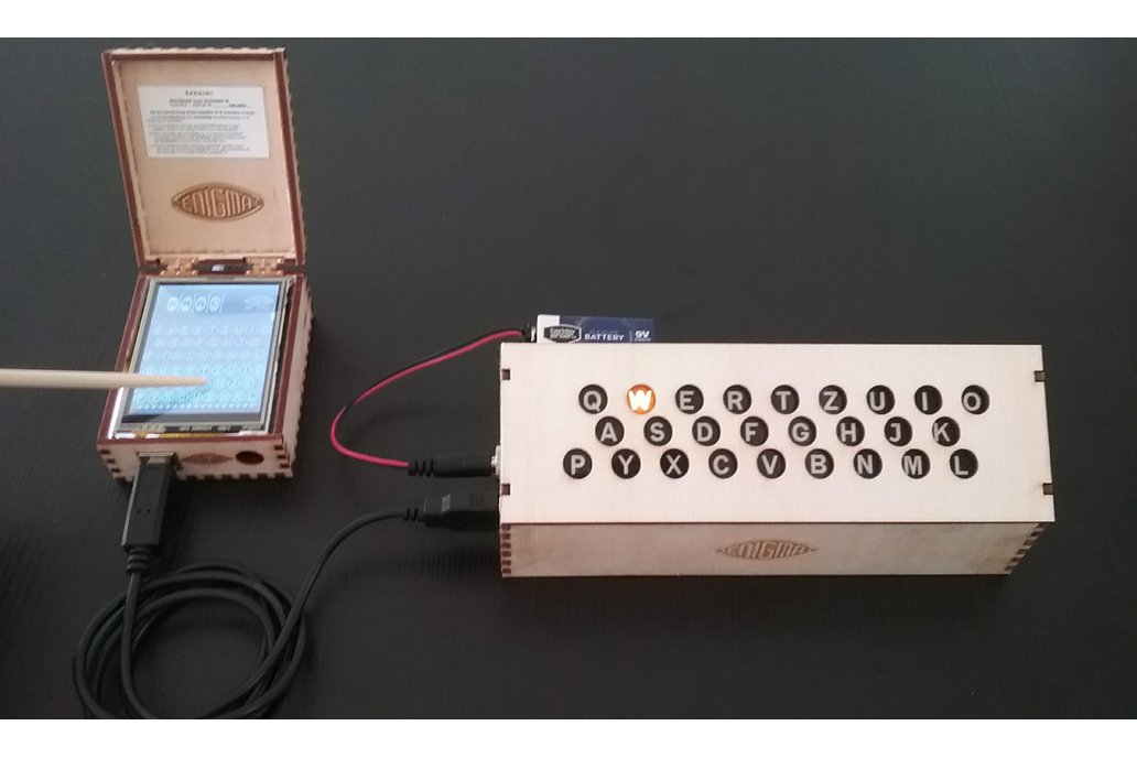 Lamp Field for the Arduino Enigma Machine 1